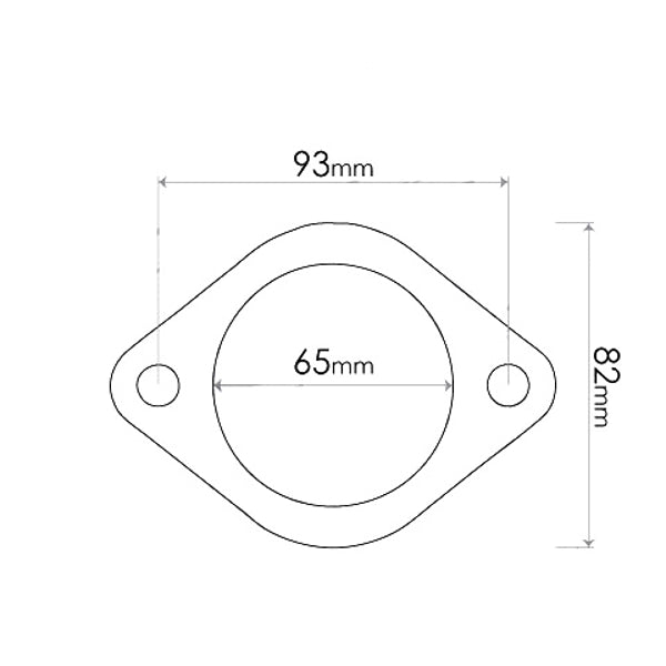 Redback Flange Gasket for various Ford, Hyundai & Mazda vehicles