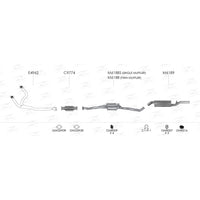 Unbranded Exhaust System for Holden Commodore (08/1993 - 04/1995)
