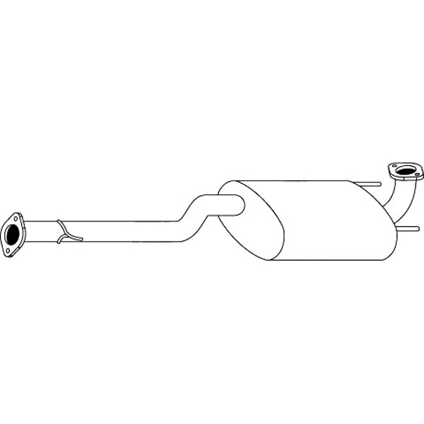 Unbranded Standard Replacement Exhaust for Toyota Hilux (03/2005 - 09/2015)