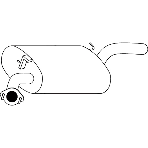 Unbranded Standard Replacement Exhaust for Toyota Camry (08/1997 - 09/2002), Vienta (08/1997 - 09/2002)
