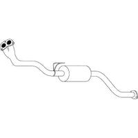 Unbranded Exhaust System for Toyota Hilux (01/1998 - 04/2005)