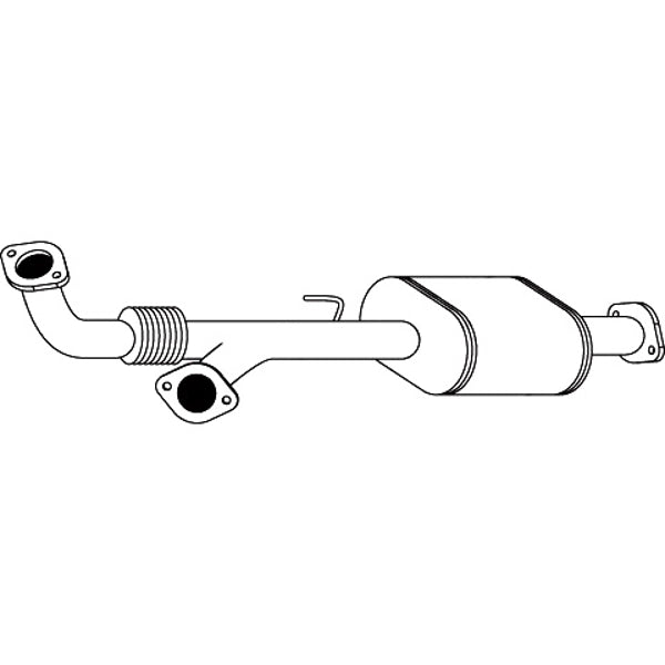 Unbranded Standard Replacement Exhaust for Toyota Prado (07/1996 - 02/2003)