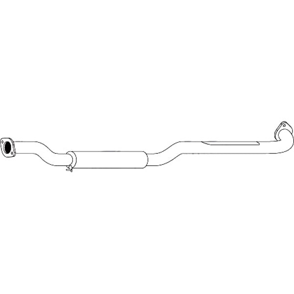 Replacement Centre Muffler For Toyota Camry ACV36 2.4L (09/2002 - 06/2006)