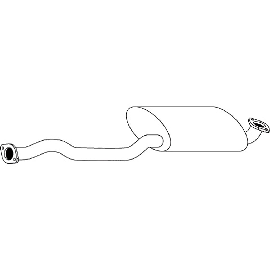 Unbranded Standard Replacement Exhaust for Ford Falcon (02/2008 - 12/2014)
