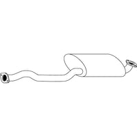 Unbranded Standard Replacement Exhaust for Ford Falcon (02/2008 - 12/2014)
