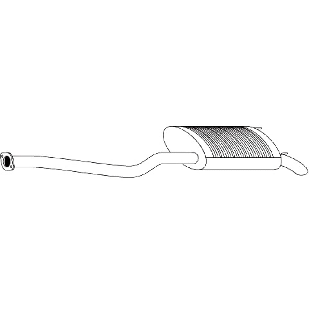 Standard Rear Muffler for Hyundai Trajet FO 2.7L Minibus (05/2000 - 06/2004)