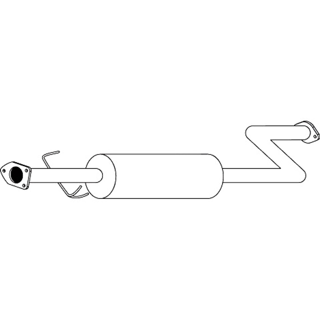 Redback MUFFLERS BOLT-ON for Honda Accord (1991 - 1994)