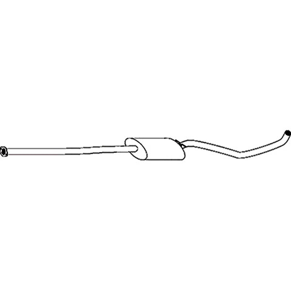 Unbranded Standard Replacement Exhaust for Holden Caprice (04/1995 - 06/1999), Statesman (04/1995 - 06/1999)