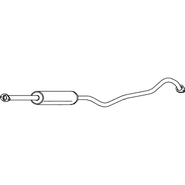 Unbranded Standard Replacement Exhaust for Nissan Pulsar (06/2000 - 02/2006)