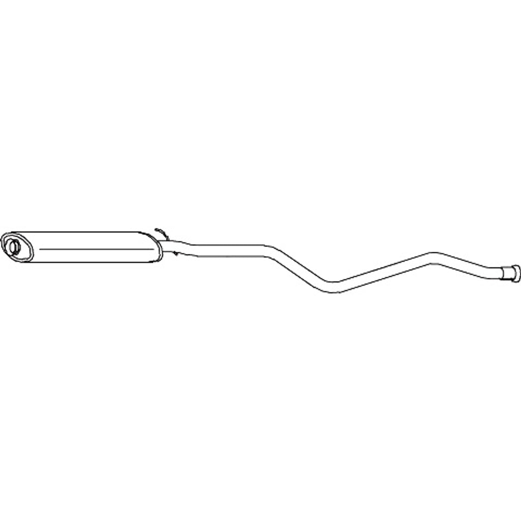Redback MUFFLERS BOLT-ON for Peugeot 405 (08/1992 - 10/1995)