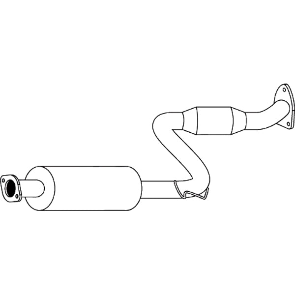 Replacement Centre Muffler For Mitsubishi Magna 3.0L & 3.5L (TH,TJ), VERADA 3.5L