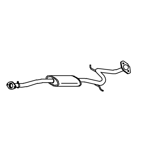 Unbranded Standard Replacement Exhaust for Ford Laser (08/1989 - 2006), Mazda 323 (08/1989 - 2006), 323 Astina (08/1989 - 2006), Peugeot 607 (08/1989 - 2006)