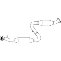 Unbranded Exhaust System for Hyundai Sonata (03/1989 - 02/1992)