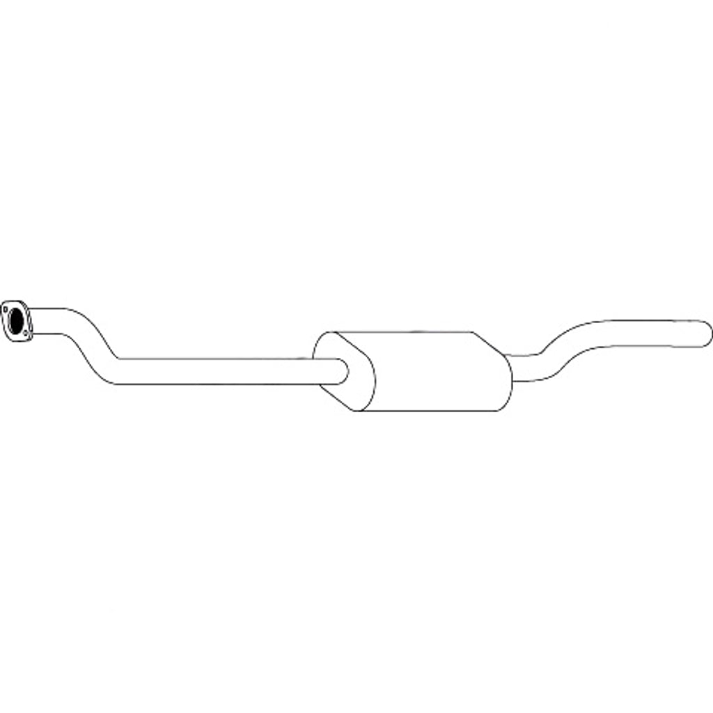 Unbranded Standard Replacement Exhaust for Holden Commodore (09/2002 - 08/2004)