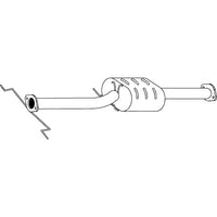 Unbranded Exhaust System for Ford Telstar (10/1987 - 01/1992), Mazda MX-6 (10/1987 - 01/1992), 626 (10/1987 - 01/1992)