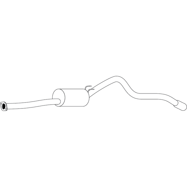 Redback Standard Replacement Exhaust for Toyota Hilux (08/1983 - 12/1998)