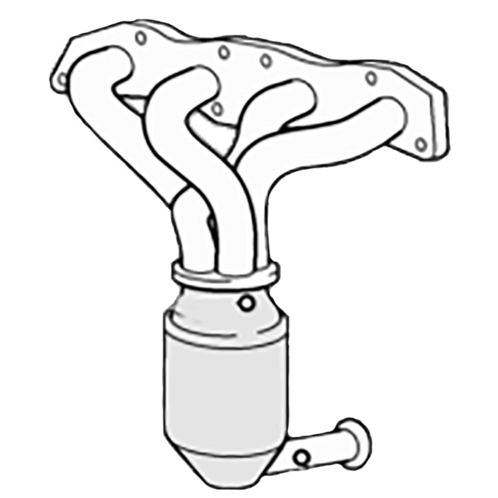 Redback Manifold Catalytic Converter for Peugeot 207 (10/2006 - 06/2014), 207 Sw (10/2006 - 06/2014), 207 Cc (10/2006 - 06/2014), Mini Cooper (10/2006 - 06/2014)