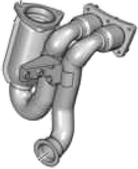 Redback Manifold Catalytic Converter for Peugeot 607 (01/2000 - 09/2009)