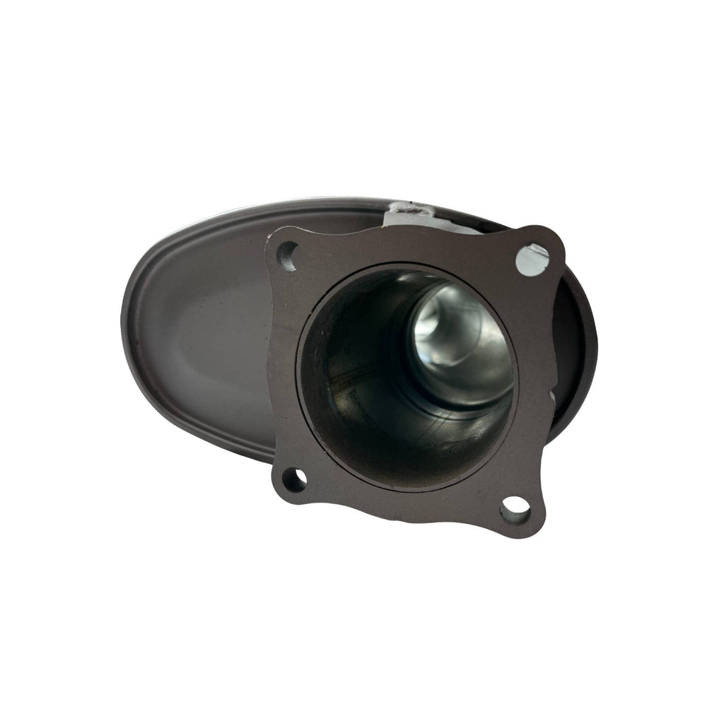 Redback Extreme Duty Straight Piped Muffler (Offset/Offset, 5” Round)