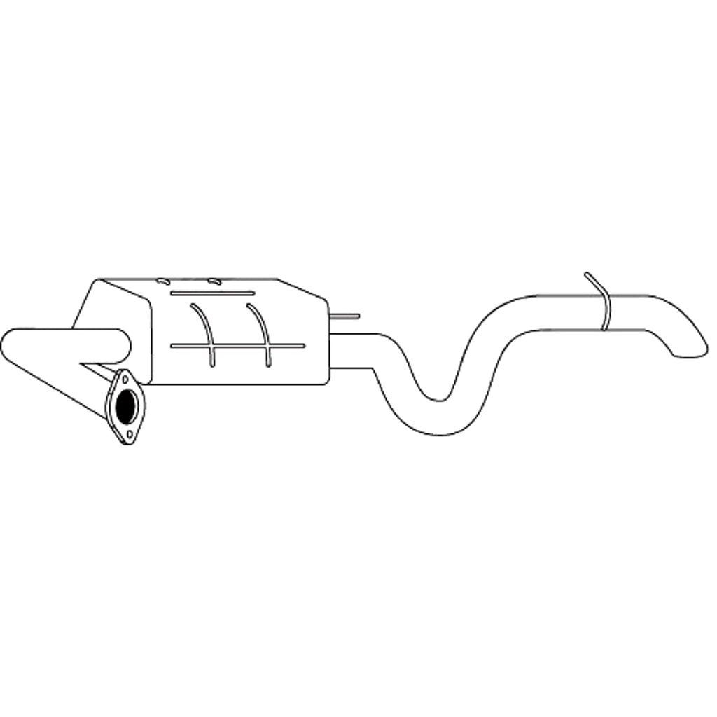 Redback Standard Replacement Exhaust for Hyundai Elantra (06/2006 - 12/2011)