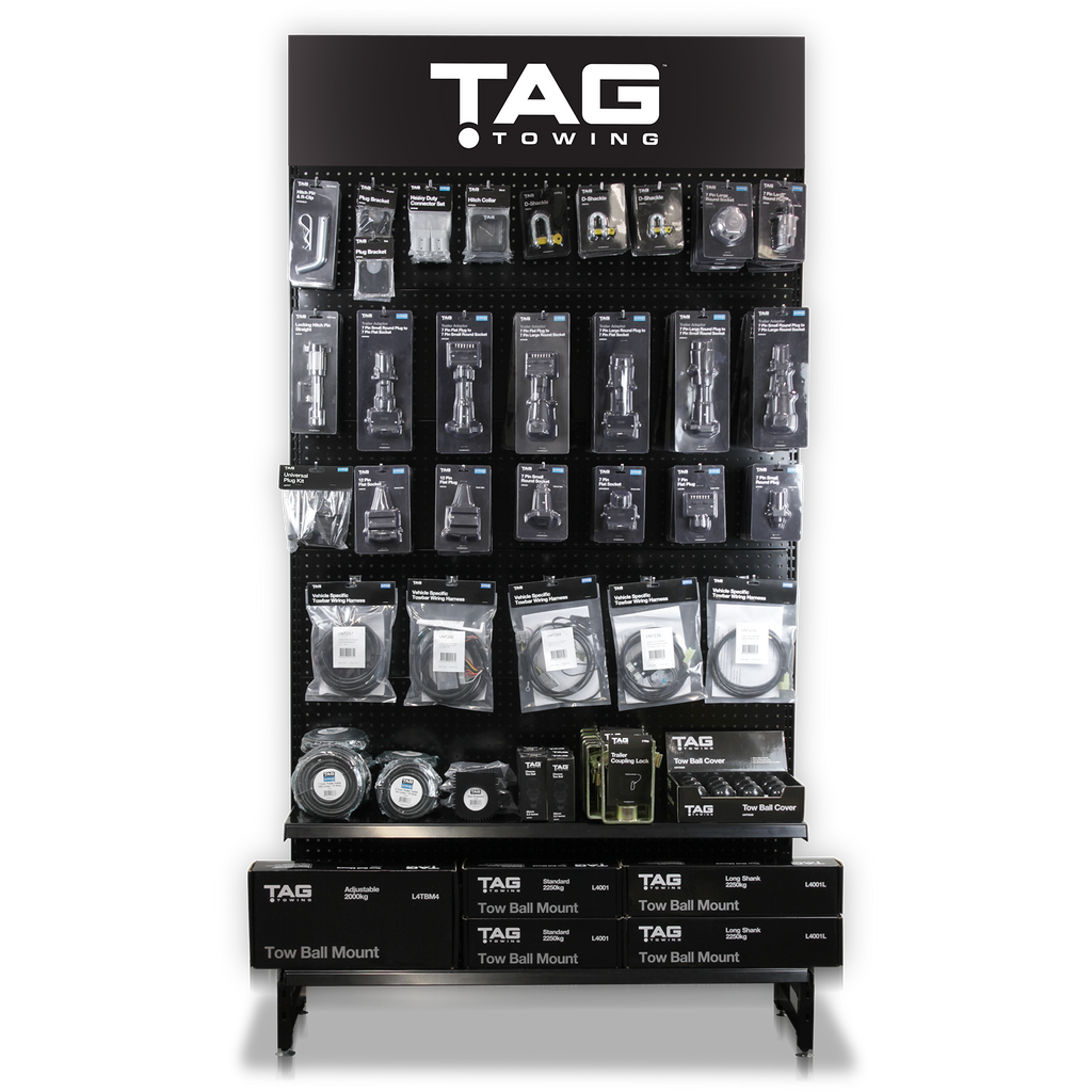 Tag Storing Rack TAG Towing Accessory Professional Pack incl. Display Rack