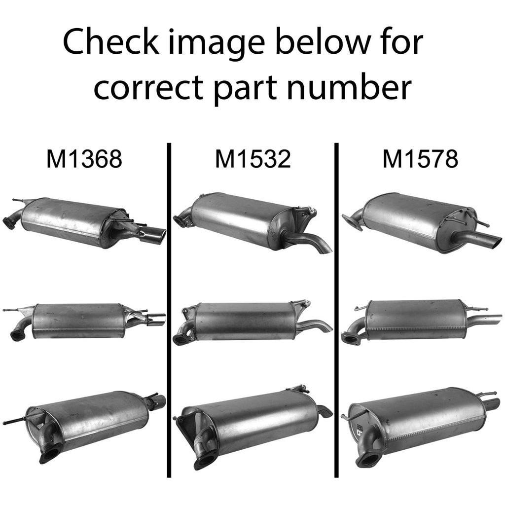 Rear Muffler For Toyota Camry 2.4 and 3.0L (ACV36, MCV36) (09/2002 -06/2006)