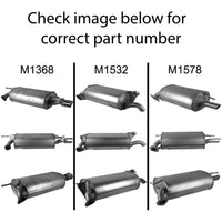 Rear Muffler For Toyota Camry 2.4 and 3.0L (ACV36, MCV36) (09/2002 -06/2006)