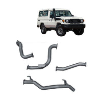 Redback Extreme Duty Exhaust for Toyota Landcruiser 78 Series Troop Carrier (11/2016 - on)