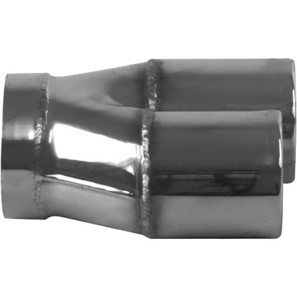 Y-Piece / Stepped / Double Walled / Straight Cut - In 3-1/2
