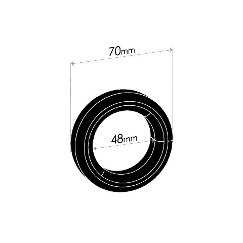 Redback Exhaust Rubber for Volvo 140 (08/1966 - 07/1985), 260 (08/1966 - 07/1985), 240 (08/1966 - 07/1985), 164 (08/1966 - 07/1985)