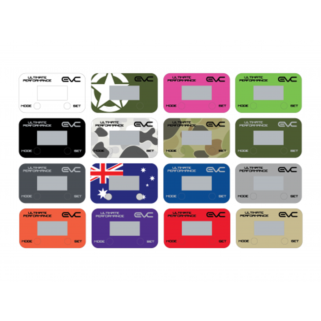 EVC Colour Face BLUE (STICKER)