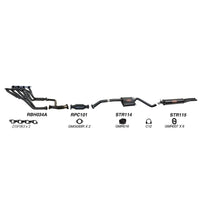 Redback Performance Exhaust System for Holden Caprice (03/1990 - 1999), Statesman (03/1990 - 1999)