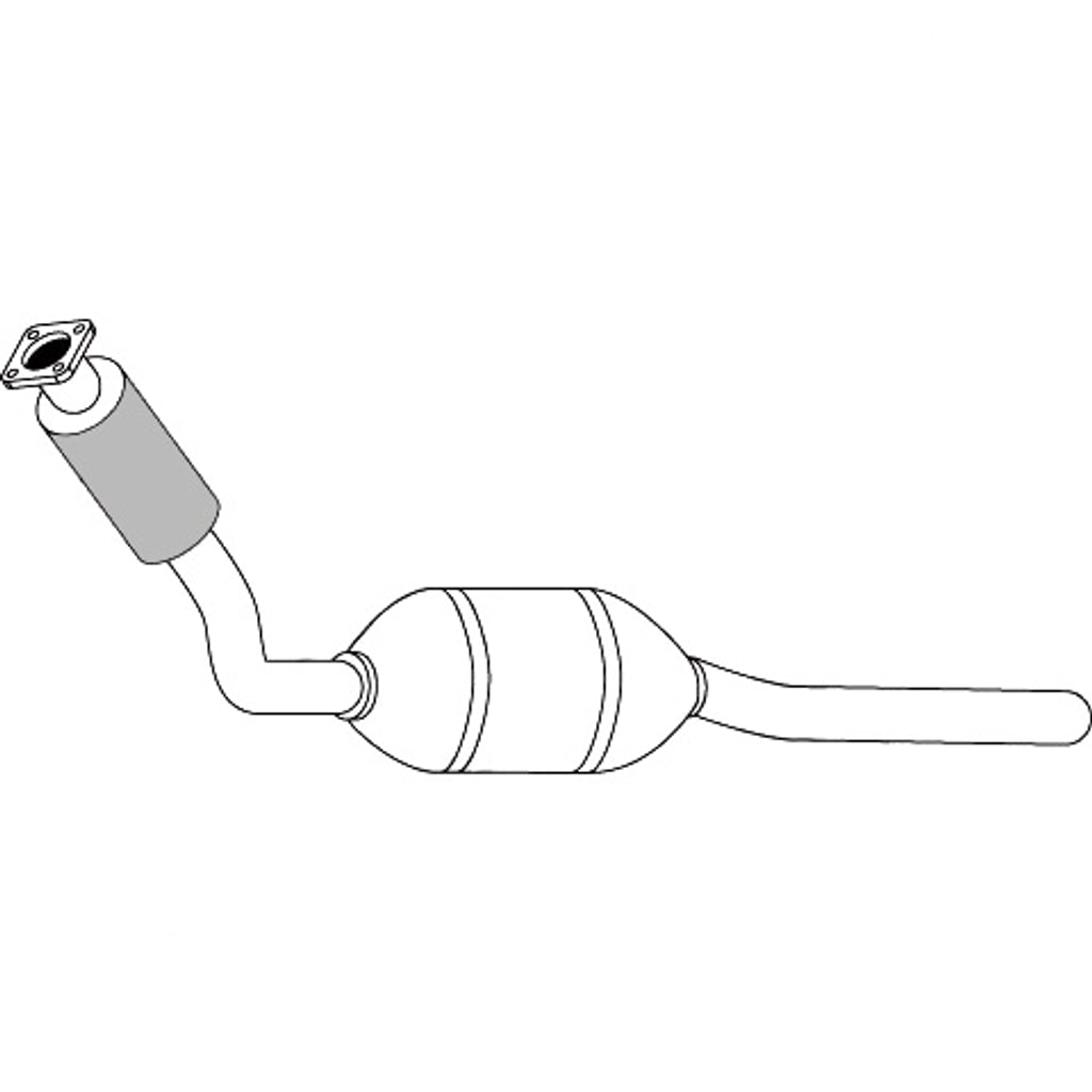 Redback Underfloor Catalytic Converter for Volkswagen Bora (12/1999 - 09/2005)